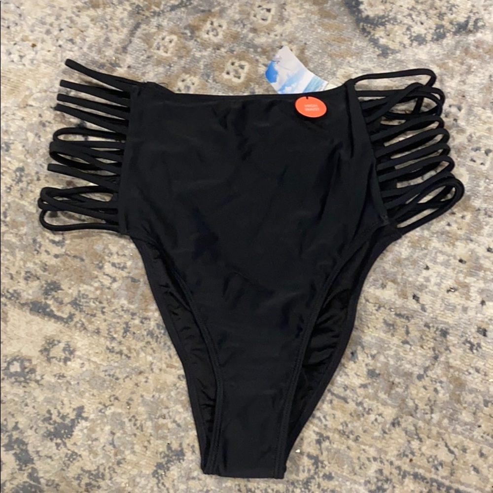 Black forever 21 black high waist bathing suit